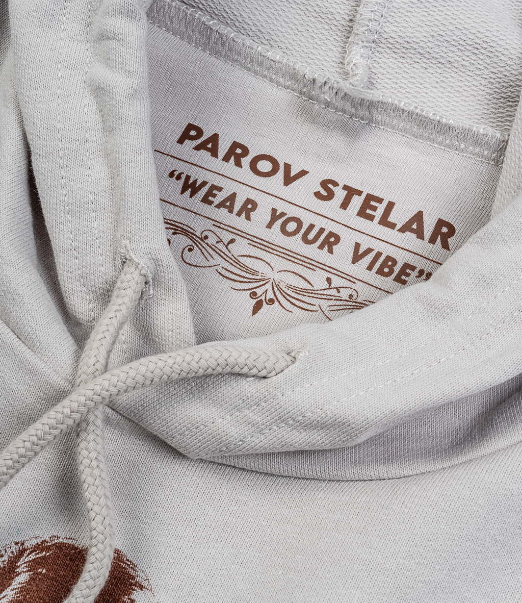 Hoodie Parov Stay Real Grey