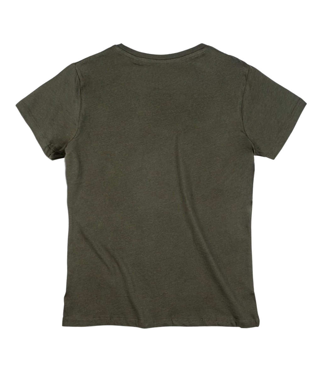 T-Shirt Ladies Parov Cat khaki