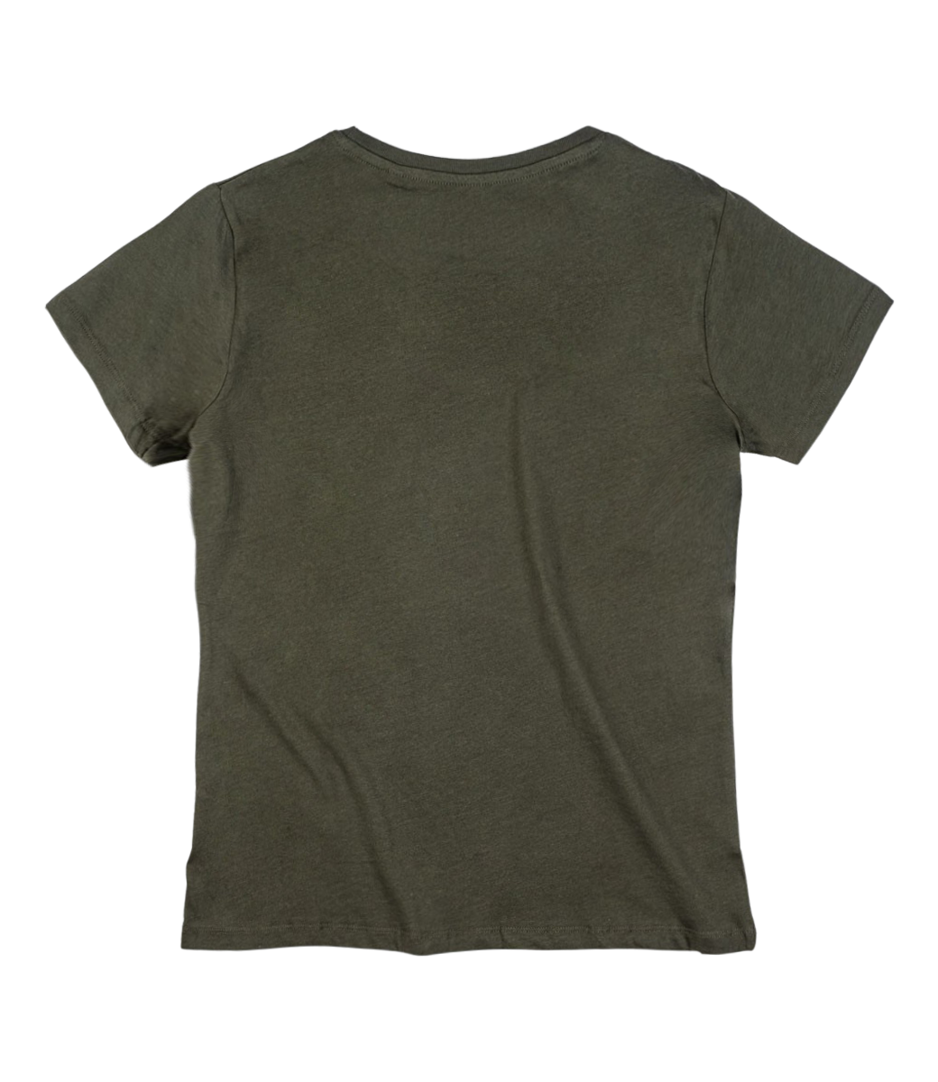 T-Shirt Ladies Parov Cat khaki