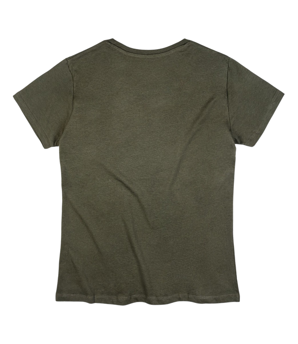 T-Shirt Ladies Parov Stay Real khaki