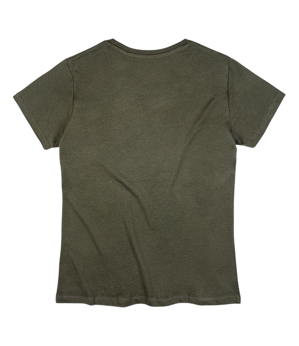 T-Shirt Ladies Parov Stay Real khaki